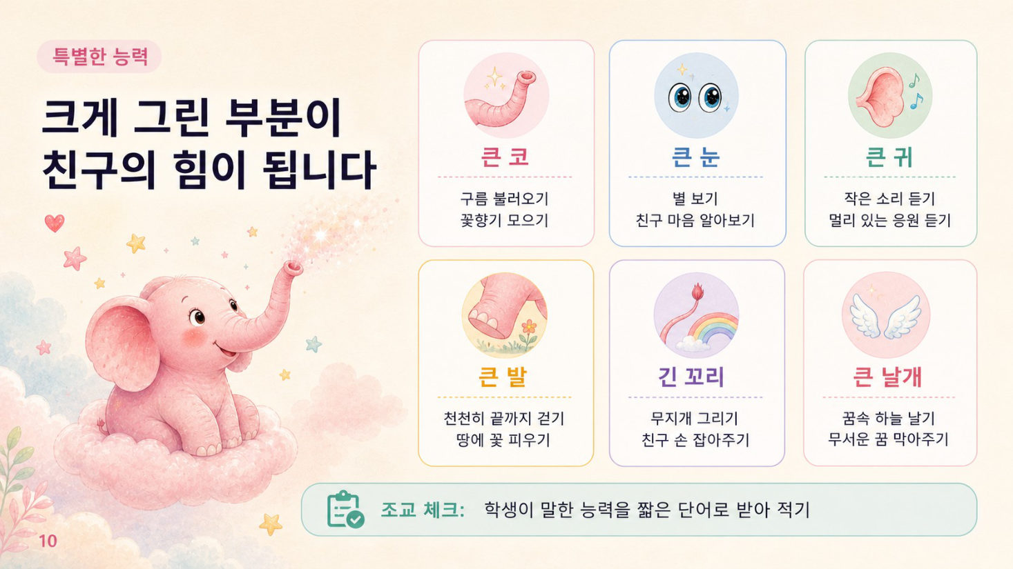 1부 · 나의 분홍 코끼리와 첫 만남, 슬라이드 10/14