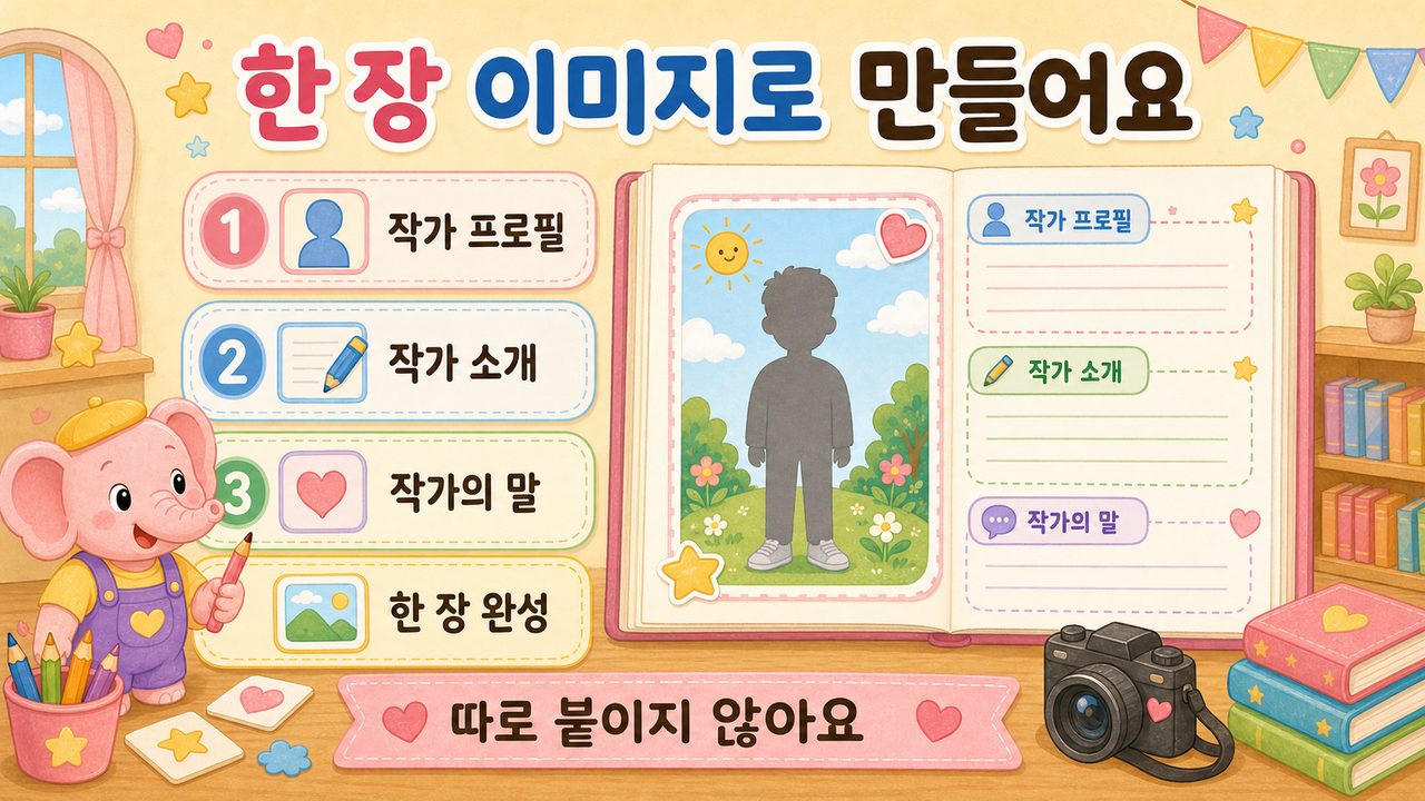 작가의 말과 프로필 만들기, 슬라이드 19/21