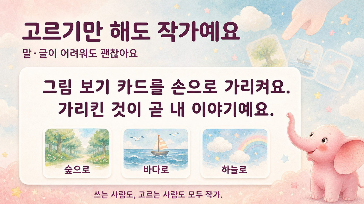 동화 쓰기 · GPT는 묻고, 나는 쓴다, 슬라이드 34/50
